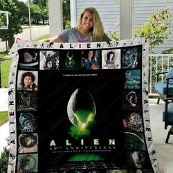 Adu Alien Quilt Blanket Ver 2 and Home Decor