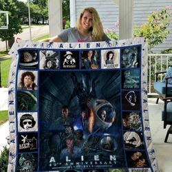 Adu Alien Quilt Blanket Ver 3 and Home Decor