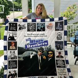 Adu Blues Brothers Quilt Blanket and Home Decor