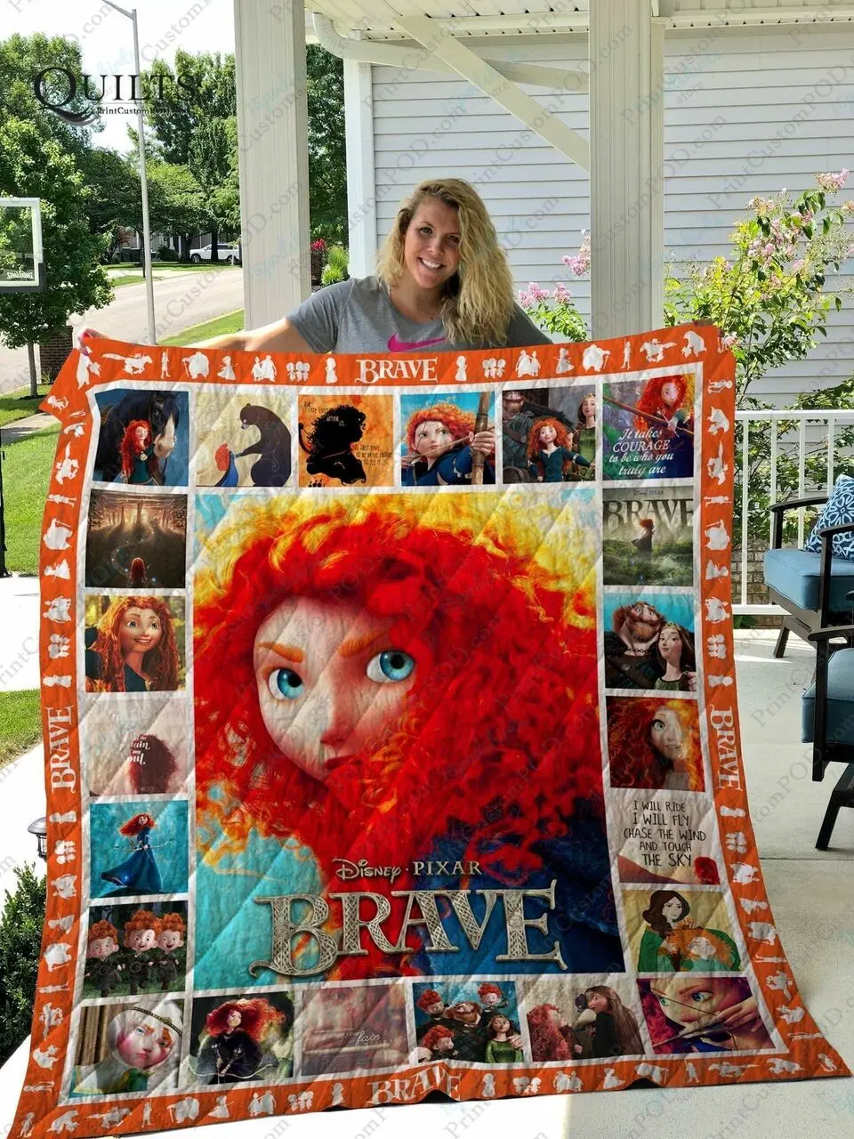 Adu Brave Quilt Blanket Ver 1 and Home Decor