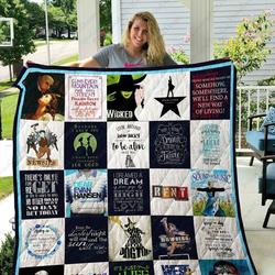 Adu Broadway Musical Quilt Blanket Ver 1 and Home Decor
