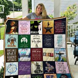 Adu Broadway Musical Quilt Blanket Ver 2 and Home Decor
