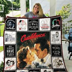 Adu Casablanca Quilt Blanket Ver 2 and Home Decor