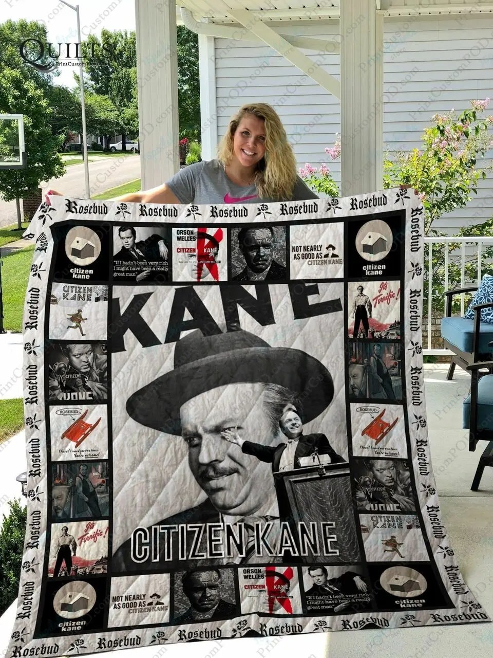 Adu Citizen Kane Quilt Blanket Ver 3 and Home Decor
