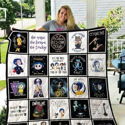Adu Coraline Quilt Blanket Ver 25 and Home Decor