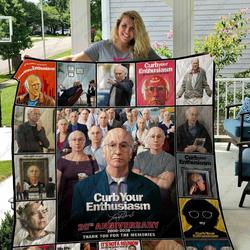 Adu Curb Your Enthusiasm 20Th Quilt Blanket Ver 1 and Home Decor