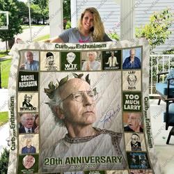 Adu Curb Your Enthusiasm Quilt Blanket Ver 1 and Home Decor