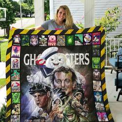 Adu Ghostbusters Quilt Blanket and Home Decor