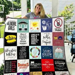 Adu Gilmore Girls Quilt Blanket Ver 25 and Home Decor