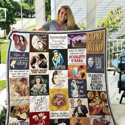 Adu Gone With The Wind 28 Quilt Blanket and Home Decor