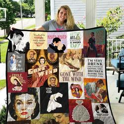 Adu Gone With The Wind Quilt Blanket and Home Decor