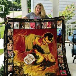Adu Gone With The Wind Quilt Blanket Ver 1 and Home Decor