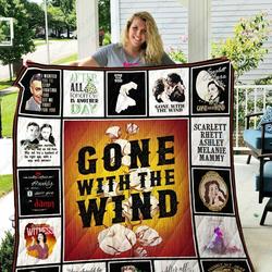 Adu Gone With The Wind Quilt Blanket Ver 17 1 and Home Decor