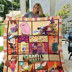 Adu Gravity Falls Quilt Blanket Ver 28 and Home Decor