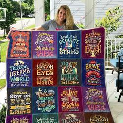 Adu Greatest Showman Quilt Blanket and Home Decor