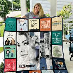 Adu Grey S Anatomy Quilt Blanket Ver 17 2 and Home Decor