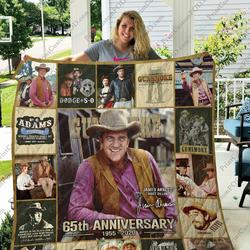 Adu Gunsmoke Quilt Blanket Ver 1 and Home Decor