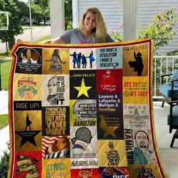 Adu Hamilton Quilt Blanket Ver 28 and Home Decor