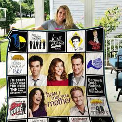 Adu How I Met Your Mother Quilt Blanket Ver 1 and Home Decor