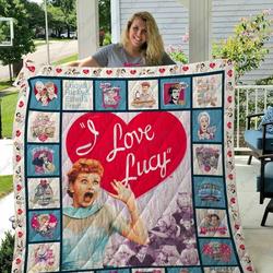 Adu I Love Lucy Quilt Blanket Ver 1 and Home Decor