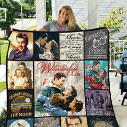 Adu It S A Wonderful Life Cast Quilt Blanket and Home Decor