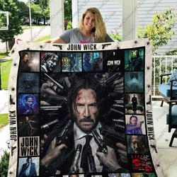 Adu John Wick Quilt Blanket Ver 1 and Home Decor