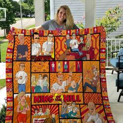 Adu King Of The Hill Quilt Blanket and Home Decor