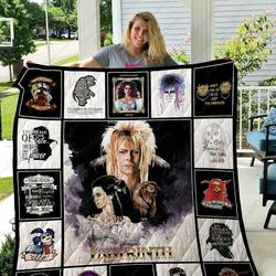 Adu Labyrinth Quilt Blanket Ver 3 and Home Decor