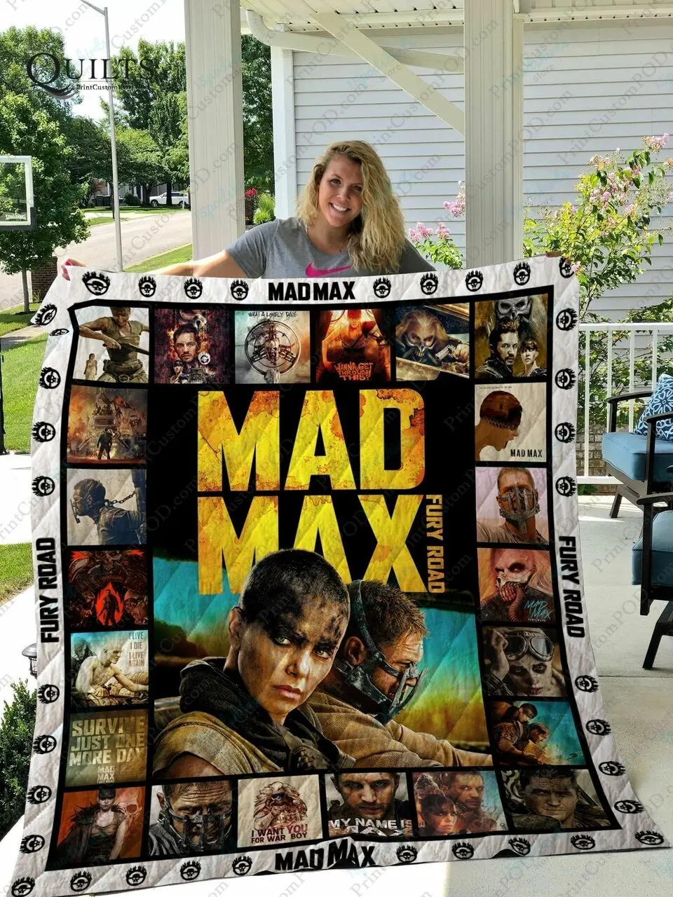 Adu Mad Max Fury Road Quilt Blanket Ver 2 and Home Decor