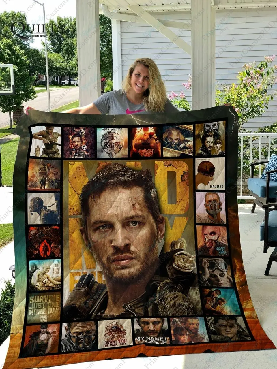 Adu Mad Max Fury Road Quilt Blanket Ver 4 and Home Decor