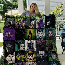 Adu Maleficent Quilt Blanket Ver 25 and Home Decor