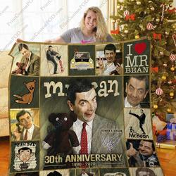 Adu Mr Bean Quilt Blanket Ver 1 and Home Decor