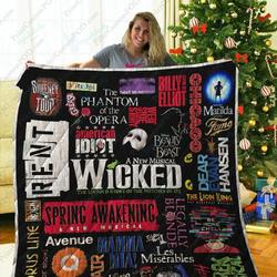 Adu Musicals Quilt Blanket and Home Decor