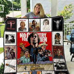 Adu No Country For Old Men Quilt Blanket Ver 1 and Home Decor