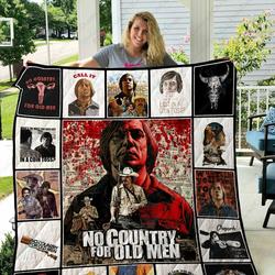 Adu No Country For Old Men Quilt Blanket Ver 2 and Home Decor
