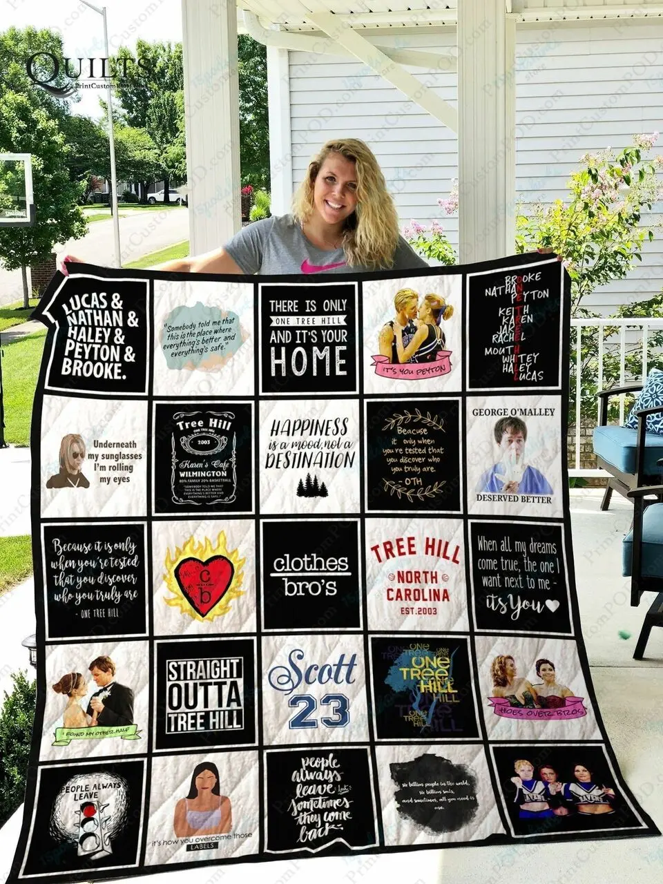 Adu One Tree Hill Quilt Blanket Ver 25 and Home Decor