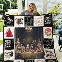 Adu Outlander 2014 Stroke Quilt Blanket Ver 4 and Home Decor