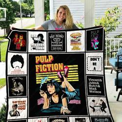 Adu Pulp Fiction Quilt Blanket Ver 17 2 and Home Decor