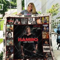 Adu Rambo Quilt Blanket Ver 2 and Home Decor