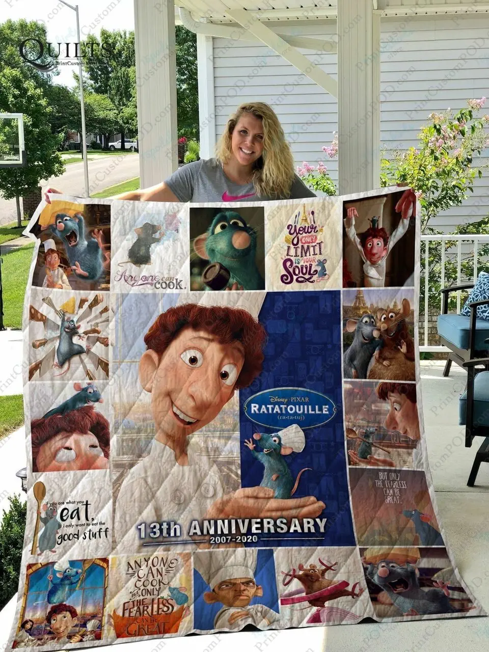 Adu Ratatouille Disney Quilt Blanket Ver 1 and Home Decor