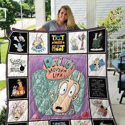 Adu Rocko S Modern Life Quilt Blanket Ver 17 1 and Home Decor