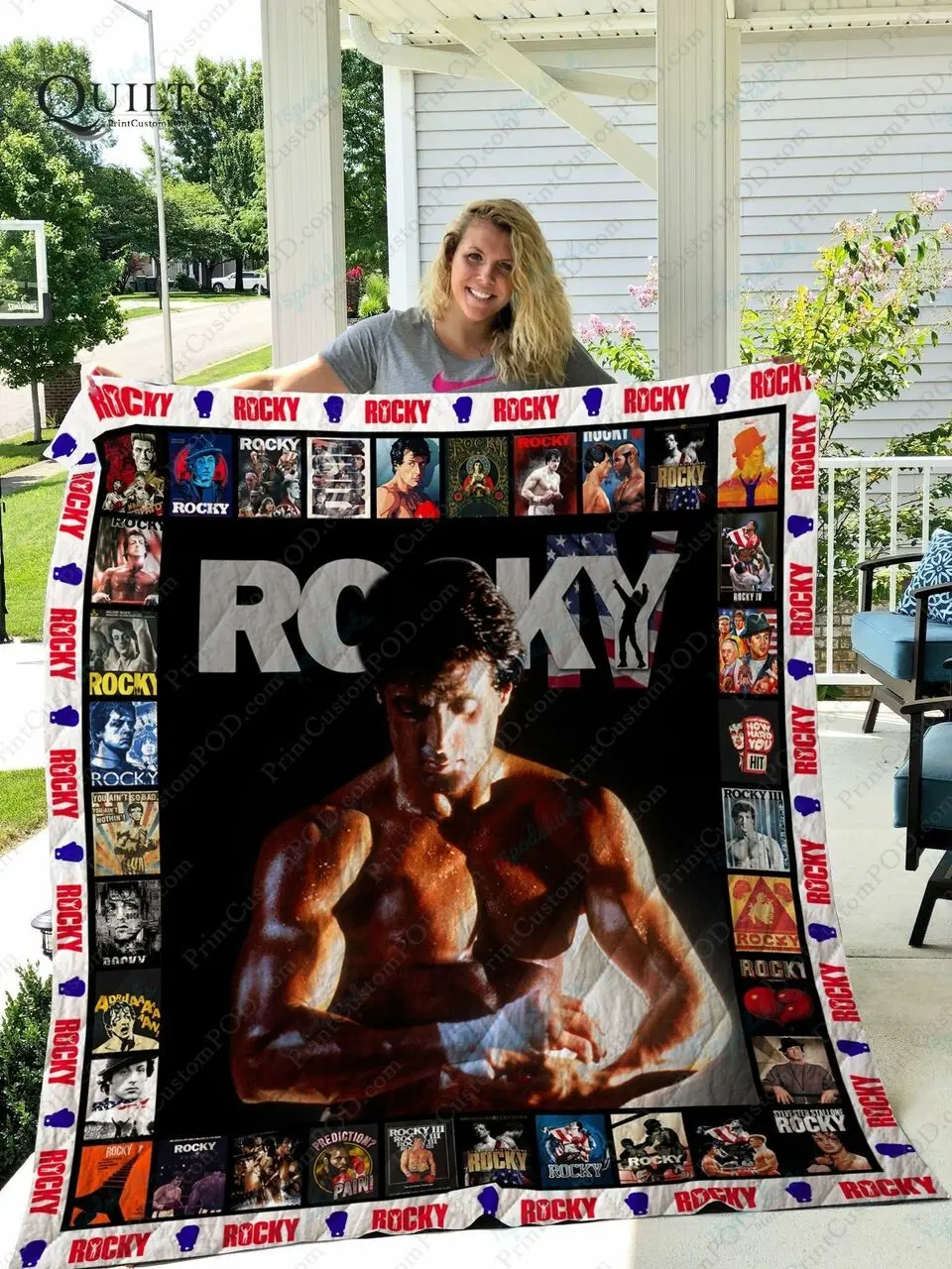 Adu Rocky Quilt Blanket Ver 2 and Home Decor