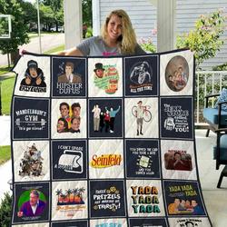 Adu Seinfeld Quilt Blanket Ver 25 and Home Decor
