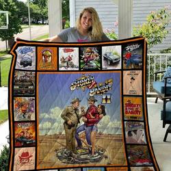 Adu Smokey And The Bandit Quilt Blanket Ver 3 and Home Decor