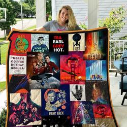 Adu Star Trek Quilt Blanket and Home Decor