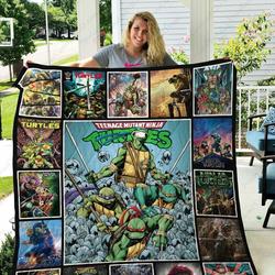 Adu Teenage Mutant Ninja Turtles Quilt Blanket Ver 2 and Home Decor