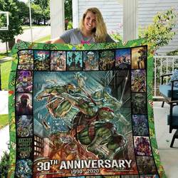 Adu Teenage Mutant Ninja Turtles Quilt Blanket Ver 27 1 and Home Decor