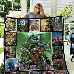 Adu Teenage Mutant Ninja Turtles Quilt Blanket Ver 5 and Home Decor