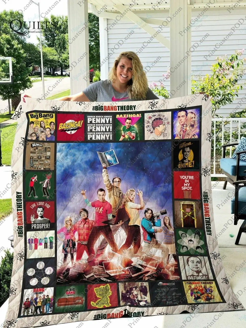 Adu The Big Bang Theory Quilt Blanket Ver 2 and Home Decor