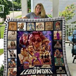 Adu The Big Lebowski Quilt Blanket Ver 2 and Home Decor
